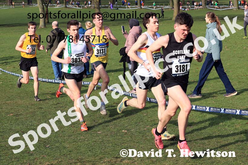 Senior Men, 2024 CAU Inter Counties Cross Country Champs., Wollaton Park, Nottingham. Photo: David T. Hewitson/Sports for All Pics